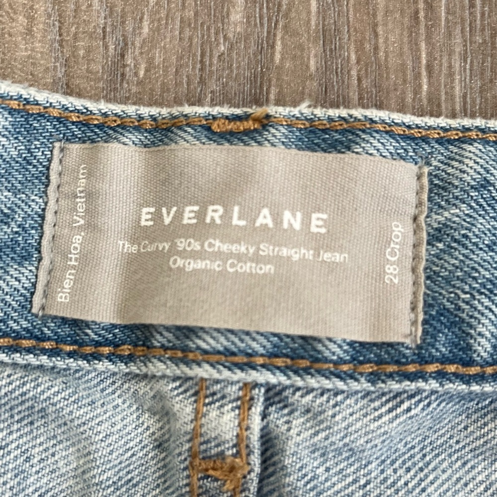 Everlane The Curvy 90’s Cheeky Straight Jean (28 crop) - Picture 6 of 9